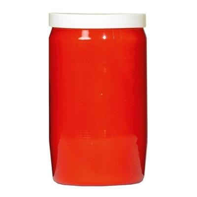 Grafkaars/gedenklicht - rood - 7 x 15 cm - 9 dagen brandtijd