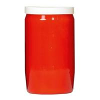 Grafkaars/gedenklicht - rood - 7 x 15 cm - 9 dagen brandtijd
