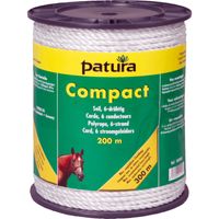 Patura compact cord wit, 200m rol - thumbnail