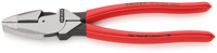 Knipex Kracht-kombitang "Lineman&apos;s Pliers" Amerikaans model | Anti-slip kunststof bekleed | Lengte 240 mm | Zelfbedieningskaart/blister - 09 01 240 SB