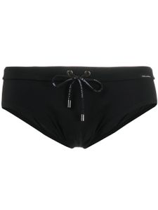 Dolce & Gabbana short de bain à lien de resserrage - Noir