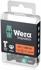Wera 867/1 Impaktor DC TORX® Bit TX40 x 25mm VE=10 - 05057627001