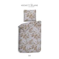 Heckett & Lane dekbedovertrek Rosel - goud - 200x220 cm - Leen Bakker - thumbnail