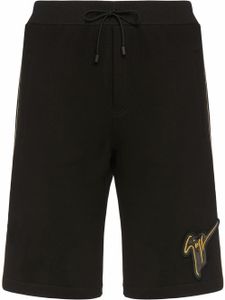 Giuseppe Zanotti short de sport LR 16 - Noir