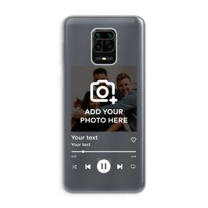Music Player: Xiaomi Redmi Note 9 Pro Transparant Hoesje