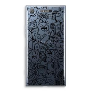 Vexx Black City : Sony Xperia XZ1 Transparant Hoesje