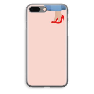 High heels: iPhone 8 Plus Transparant Hoesje