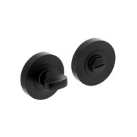 Intersteel WC slot / badkamersluiting 52x8mm mat zwart