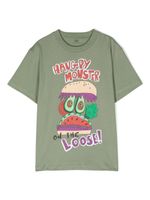 Stella McCartney Kids graphic-print organic cotton T-shirt - Vert