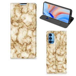 OPPO Reno4 Pro 5G Standcase Marmer Goud