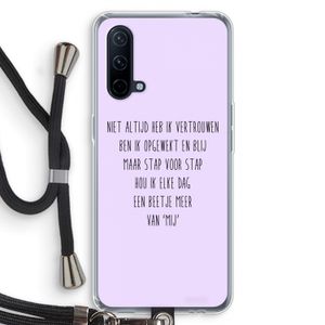 Zelfvertrouwen: OnePlus Nord CE 5G Transparant Hoesje met koord