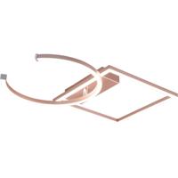 LED Plafondlamp 23.5W - Dimbaar Natuurlijk Wit 4000K - Mat Roségoud Design