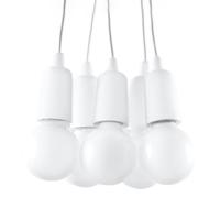Hanglamp DIEGO 5 wit