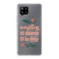 Optimistic flower girl: Samsung Galaxy A42 5G Transparant Hoesje