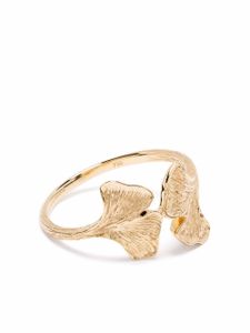 Aurelie Bidermann bague Ginkgo en or 18ct