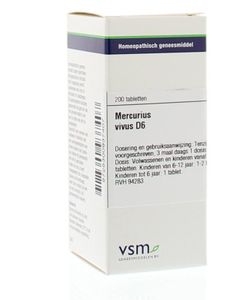 Mercurius vivus D6