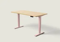 Desktronic HomePro bureau Zachtroze / Eiken / 160x80 cm