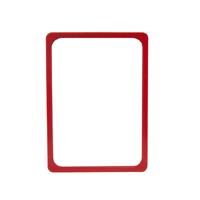 Prijskaartraam A6 rood profiel-1