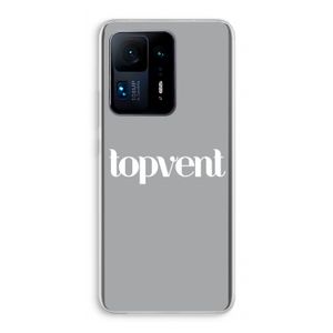 Topvent Grijs Wit: Xiaomi Mi Mix 4 Transparant Hoesje
