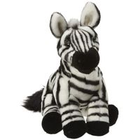 Pluche zebra knuffel van 27 cm - thumbnail