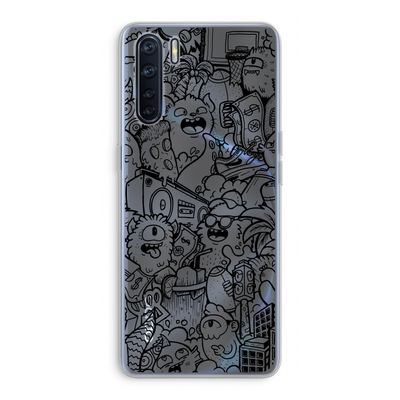 Vexx Black City : Oppo A91 Transparant Hoesje