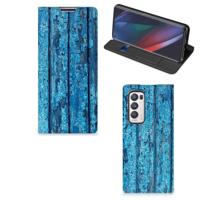 OPPO Find X3 Neo Book | Wallet Case | Wood Blue