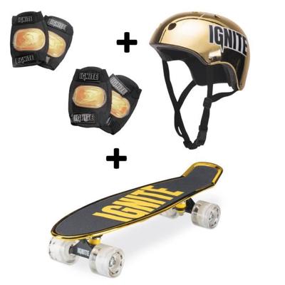 Urban Slide Set - MONDO - IGNITE Combo Set Tyro - Skateboard en Bescherming - Goud