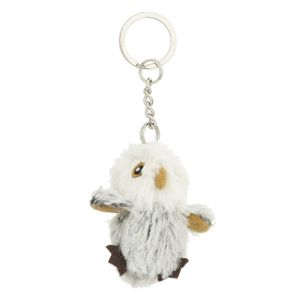 Pluche uil sleutelhanger knuffel 6 cm