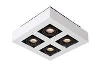 Lucide XIRAX - Plafondspot - LED Dim to warm - GU10 - 4x5W 2200K/3000K - Wit - thumbnail