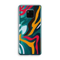 Colored Zebra: Huawei Mate 20 Pro Transparant Hoesje