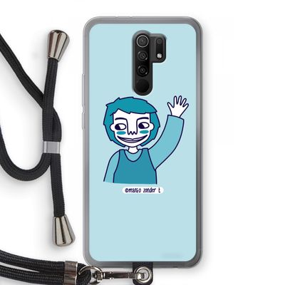 Zwaai: Xiaomi Redmi 9 Transparant Hoesje met koord