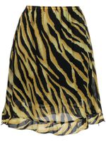 Versace Pre-Owned jupe à imprimé tigre (années 2000) - Noir