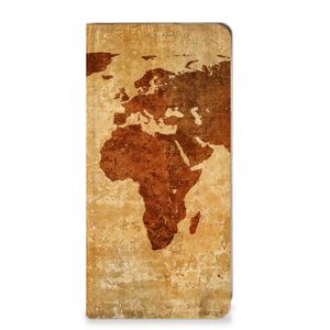 Motorola Moto G54 Book Cover Wereldkaart