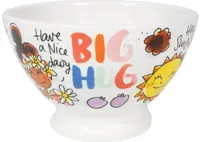 Blond Amsterdam kom aardewerk big hug: bowl on foot 13x8.3cm multi