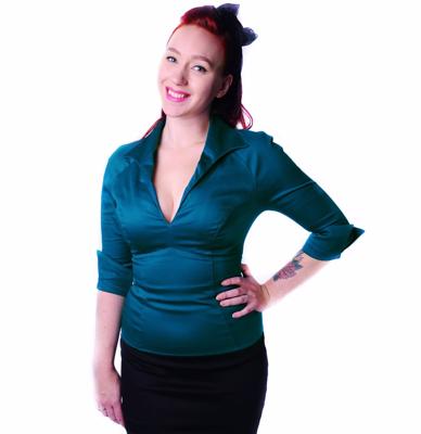 Lauren Top, Teal 2-S | 29% korting