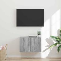 TV-wandkast Grijs Sonoma 59,5 x 31 x 40 cm Bewerkt hout