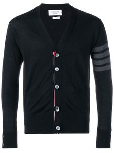 Thom Browne cardigan en mérinos à col v - Noir