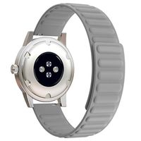 Samsung Galaxy Watch4/Watch4 Classic/Watch5/Watch6 Magnetische Siliconen Sportband -Grijs