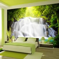 Zelfklevend fotobehang - Waterval in een bos , Premium Print - thumbnail