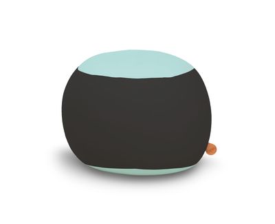Terapy Ollie zitzak - Lichtblauw + Zwart | 65cm x 65cm x 65cm