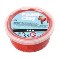 Foam Clay Rood, 35gr. - thumbnail