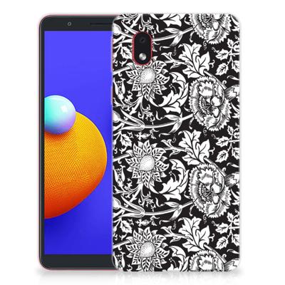 Samsung Galaxy A01 Core | TPU Case | Black Flowers Samsung Galaxy A01 Core | TPU Case | Black Flowers