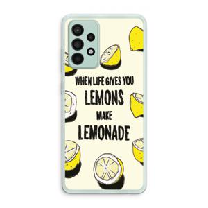 Lemonade: Samsung Galaxy A52s 5G Transparant Hoesje