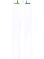 PUCCI pantalon droit à poches plaquées - Blanc