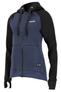 Prolimit Neopreen Zip Top Hooded 1.5mm Zodiac Slate/Zwart - 42/XL