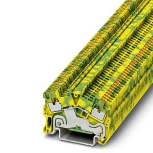 Phoenix Contact 3214563 Aardklem 3-etages 3.5 mm Snelaansluiting Groen, Geel 50 stuk(s)