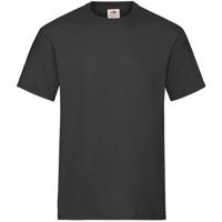 Fruit Of The Loom T-shirt - zwart - heren - Ronde hals - 185 g/m2 - (Onder)shirt - thumbnail