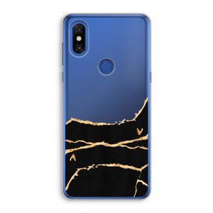 Gouden marmer: Xiaomi Mi Mix 3 Transparant Hoesje