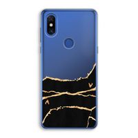 Gouden marmer: Xiaomi Mi Mix 3 Transparant Hoesje