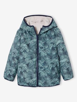 Licht omkeerbaar donsjack voor jongens groen